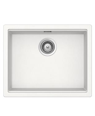 LAVELLO LATHI N100L 60cm SOPRATOP BIANCO ASSOLUTO