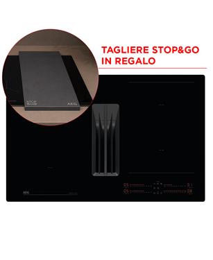 NCH84C23CB PIANO COTTURA INDUZIONE+CAPPA FILTRANTE 4 ZONE A+ NERO