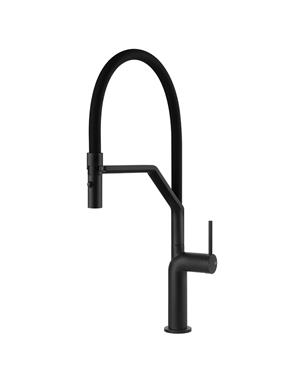 MISCELATORE STELO COLLECTION DOCCIA MATTE BLACK