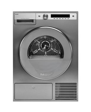 ASCIUGATRICE A POMPA DI CALORE CLASSE A+++ 8KG LUCE INTERNA ACCIAIO