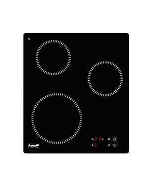 PIANO COTTURA INDUZIONE S1000 44cm 3 ZONE VETROCERAMICA NERO