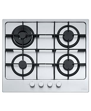 FHMA 604 3G DC XS C PIANO COTTURA A GAS 60cm 4 FUOCHI INOX SATINATO