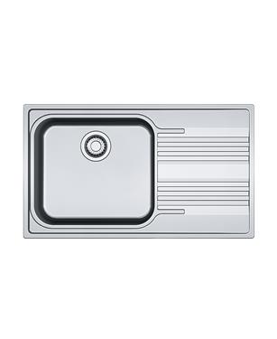 SRX611-86 LAVELLO 60cm 1 VASCA + GOCCIOLATOIO DESTRA INOX SATINATO