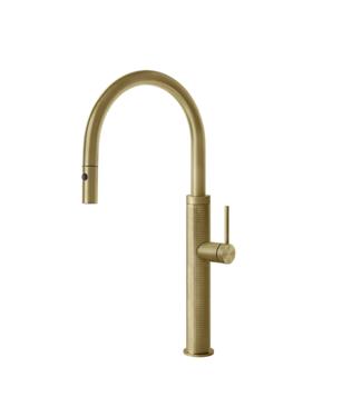 MISCELATORE 316 KITCHEN CESELLO 60026 DOCCIA BRASS BRUSHED PVD 727