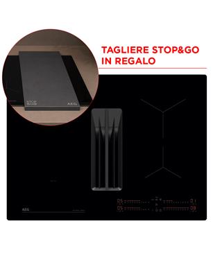 NCH74B01CB PIANO COTTURA INDUZIONE CON CAPPA FILTRANTE 70cm A+ NERO