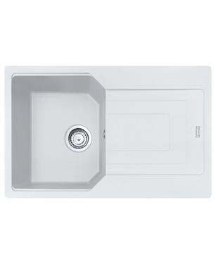 UBG 611-78 LAVELLO 45cm 1 VASCA FRAGRANITE BIANCO