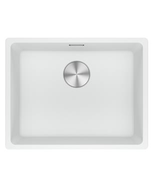 MRG 110-52 LAVELLO 60cm 1 VASCA FRAGRANITE BIANCO