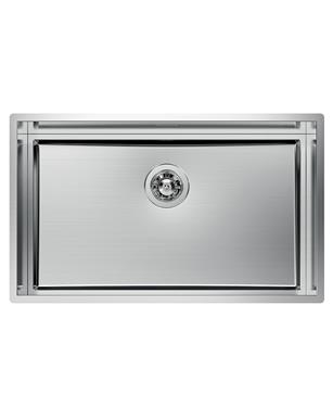 LAVELLO QUADRA EVO 80cm FT INOX    