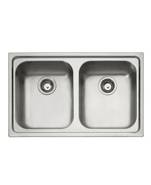 RRX 620 LAVELLO RADAR 2 VASCHE 45cm INOX
