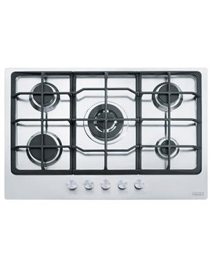 FHNE 755 4G TC XS C PIANO COTTURA GAS 5 FUOCHI 3 CORONA INOX