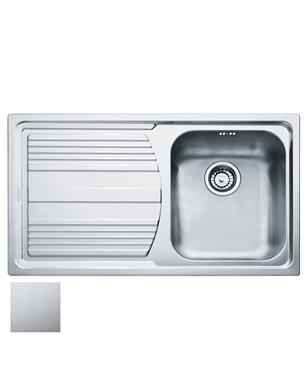 LLL 611-L LAVELLO 45cm 1 VASCA + GOCCIOLATOIO SINISTRA DEKOR