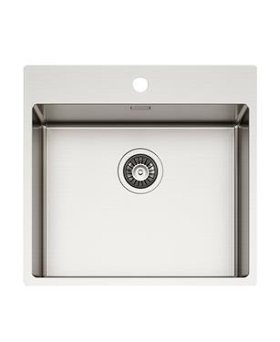 LAVELLO NEW TECHNICK PLUS N100 L 1 VASCA R12 INOX