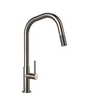 MISCELATORE TALINOS CON DOCCIA ACCIAIO INOX MASSICCIO