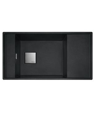 FSG 211-86 LAVELLO 1 VASCA+ALA 90cm NERO