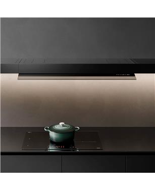 CAPPA SHELF PARETE FILTRANTE 120cm 500 m³/h NERO OPACO