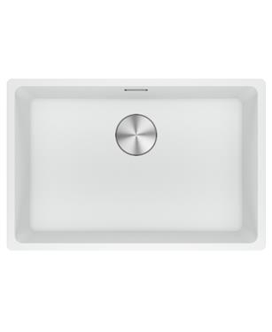 MRG 110-62 LAVELLO 75cm 1 VASCA FRAGRANITE BIANCO