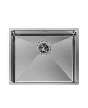 VASCA QUADRA R12 80x53 ST/FT INOX