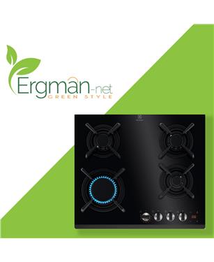 KGG643753K PIANO COTTURA A GAS VERTICAL FLAM 60cm 4 FUOCHI VETRO NERO