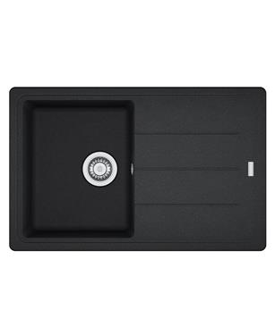 BFG 611-78 LAVELLO 45cm 1 VASCA + GOCCIOLATOIO REVERSIBILE FRAGRANITE NERO