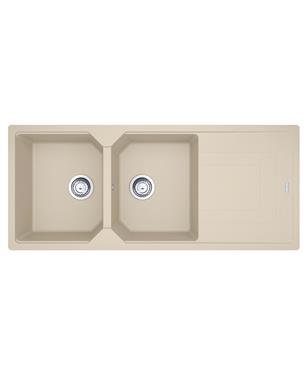 UBG 621-116 LAVELLO 80cm 2 VASCHE FRAGRANITE AVENA