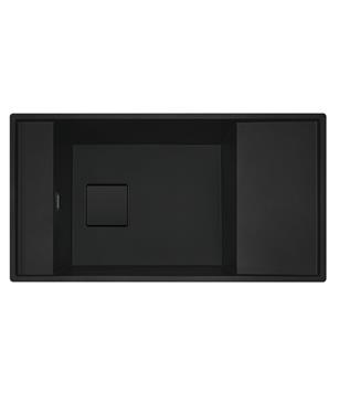 FSG 211-86 LAVELLO 1 VASCA+ALA 90cm BLACK MATT