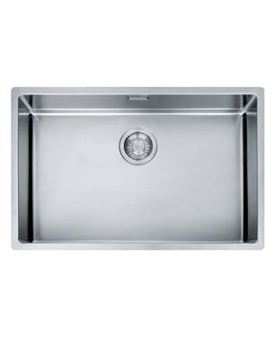 BXX 210/110-65 LAVELLO 1 VASCA 75cm INOX SATINATO