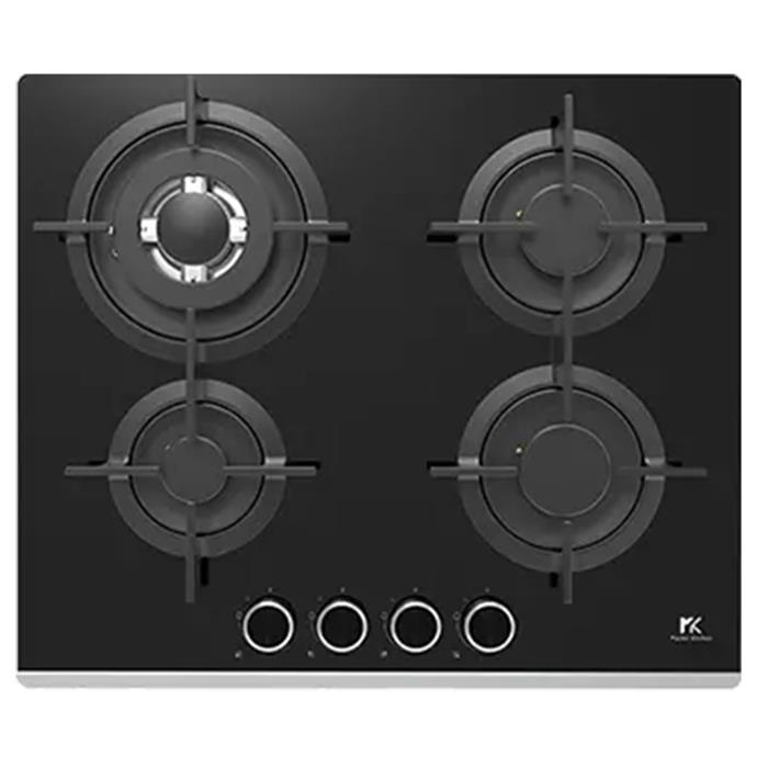 GMK 604TC SP BK - PIANO COTTURA A GAS 60cm 4 FUOCHI CRISTALLO NERO