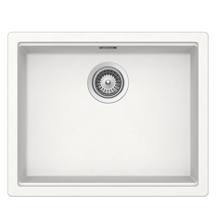 LAVELLO LATHI N100L 60cm SOPRATOP BIANCO ASSOLUTO