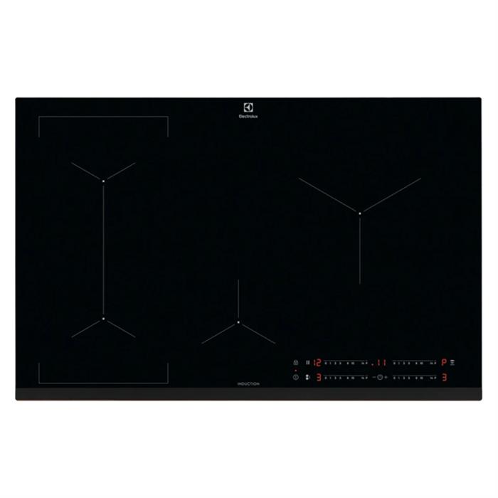 EIL83443 PIANO COTTURA INDUZIONE 80CM 4 ZONE BRIDGE H2H NERO