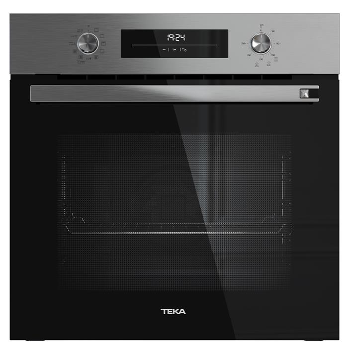 FORNO MULTIFUNZIONE 70L CLASSE A INOX VETRO NERO