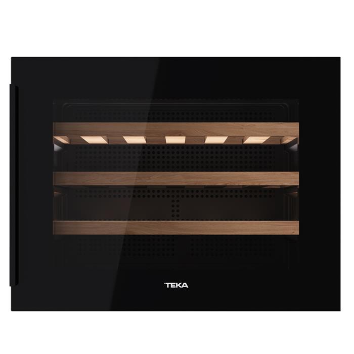 CANTINA VINI 24 BOTTIGLIE 1 TEMPERATURA NO FROST INCASSO 45cm CLASSE F REVERSIBILE NERO