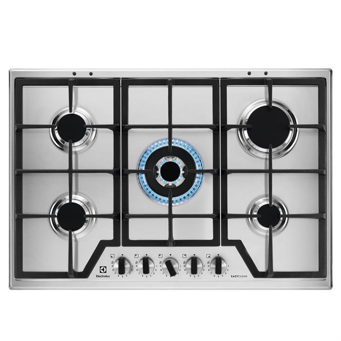 KGS75362XX PIANO COTTURA A GAS LINEA SLIM 75cm 5 FUOCHI INOX