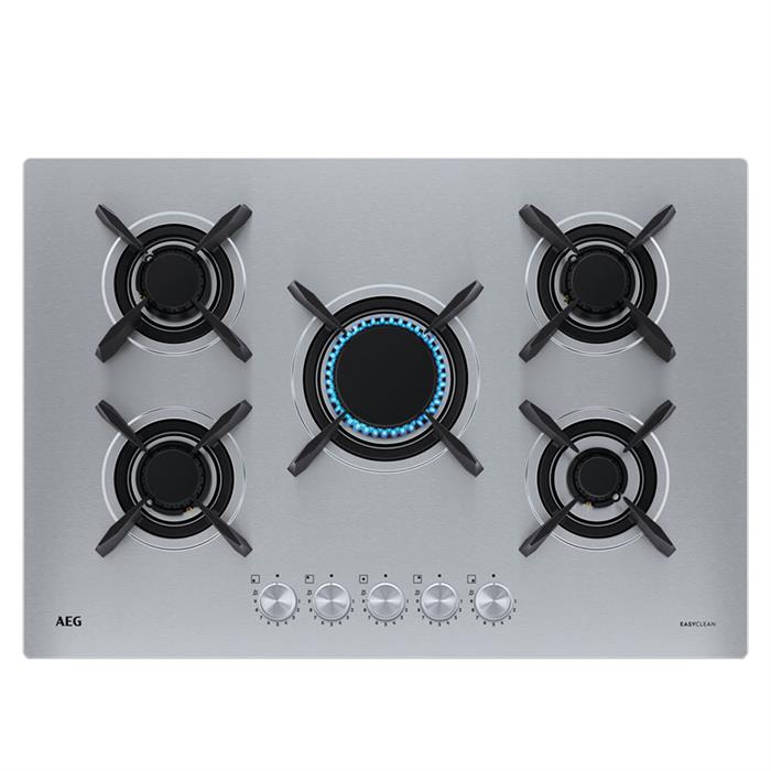 HGB75423UZ PIANO COTTURA GAS ULTRAFLAT 75cm 5 FUOCHI INOX