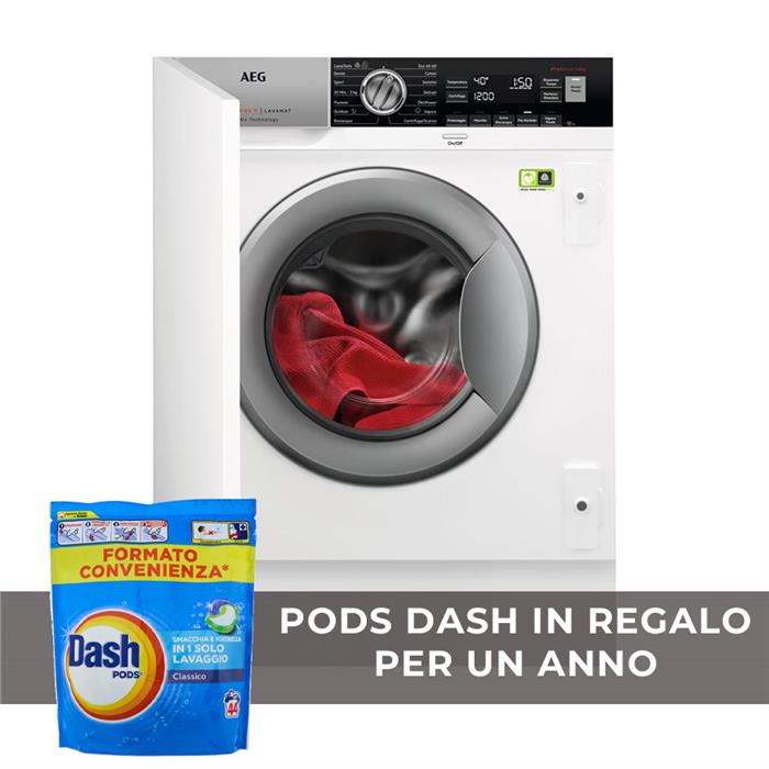 L8FEE84BI LAVATRICE INVERTER 8KG CLASSE A