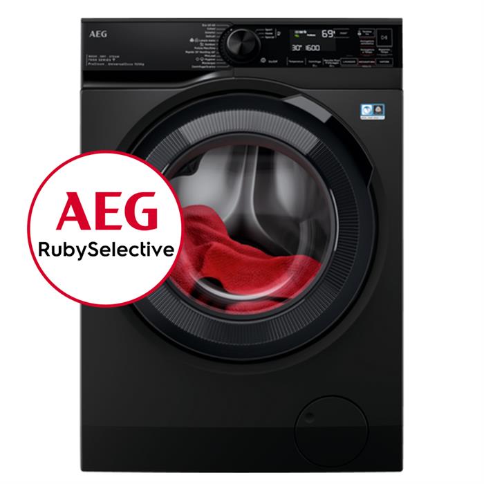 LWR7BLACK LAVASCIUGA PROSTEAM 10KG+6KG CLASSE D WIFI NERA