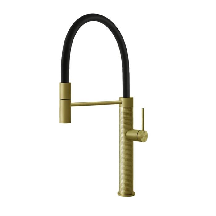 MISCELATORE 316 KITCHEN CESELLO 60014 DOCCIA BRASS BRUSHED PVD  