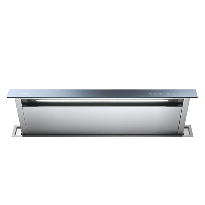 CAPPA GHOST 120 INOX VETRO NERO