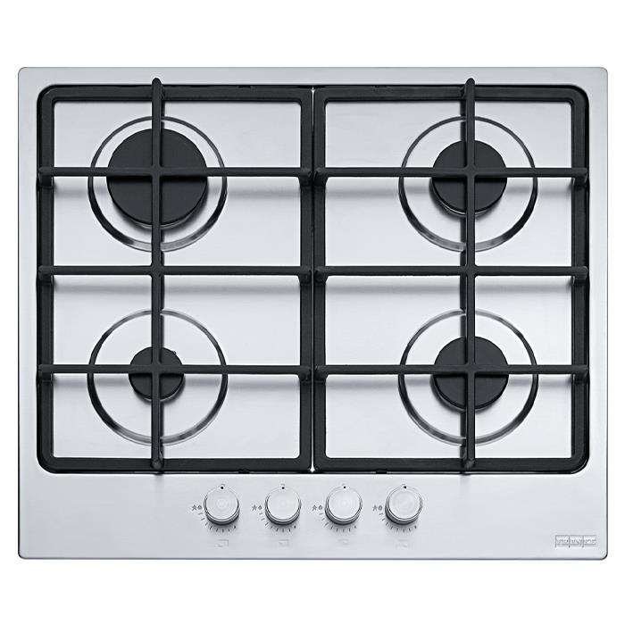FHSM 604 3G DC XS C PIANO COTTURA A GAS 60cm 4 FUOCHI INOX