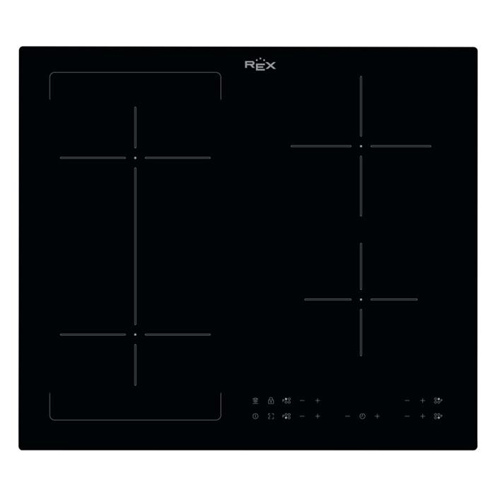 PI605NBE PIANO COTTURA INDUZIONE BRIDGE 60cm 4 ZONE HOB2HOOD NERO