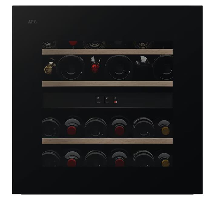 AWCD280B6B CANTINA VINI DOPPIA TEMPERATURA 26 BOTTIGLIE CLASSE F 60cm NERO