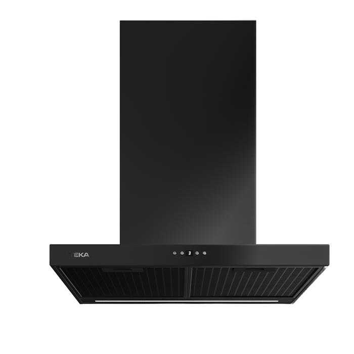 CAPPA PARETE ASPIRANTE 60cm CLASSE A NERO OPACO