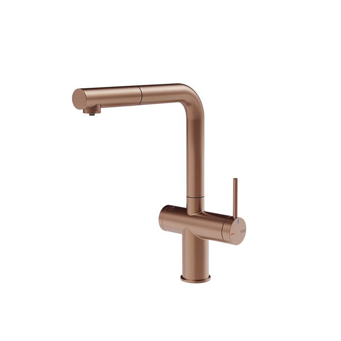 MISCELATORE 3 VIE CON SISTEMA DI FILTRAZIONE COPPER BRUSHED PVD