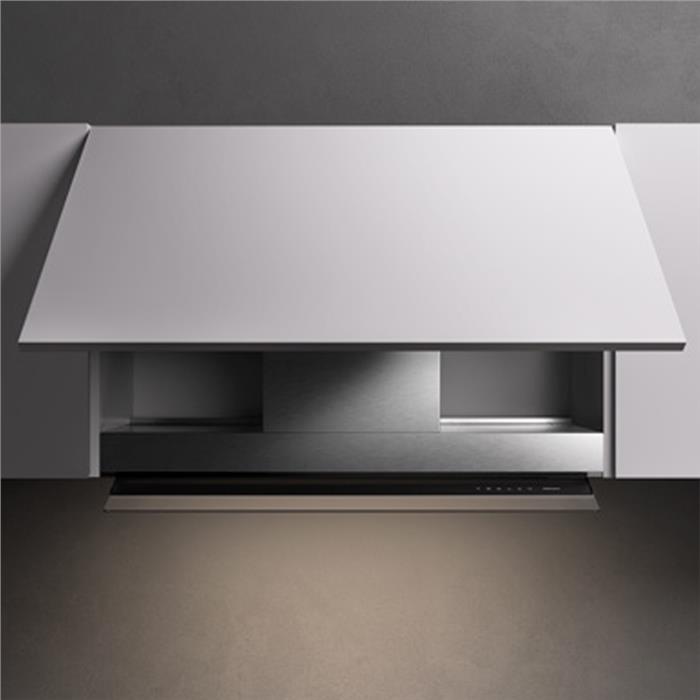 CAPPA VIRGOLA NO DROP TOUCH 90 cm ACCIAIO