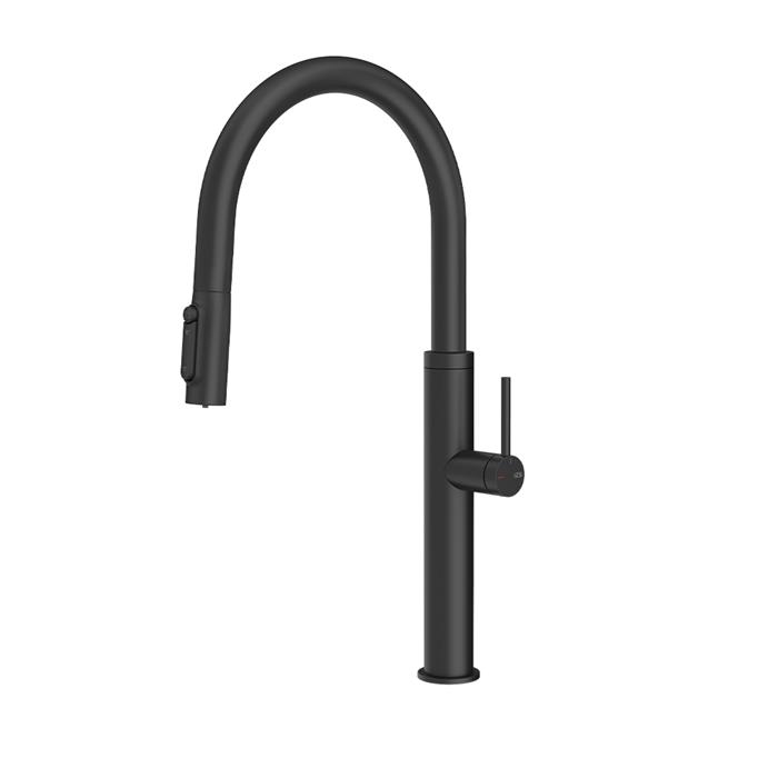 MISCELATORE 3 VIE CON DOCCETTA E SISTEMA DI FILTRAZIONE MATTE BLACK