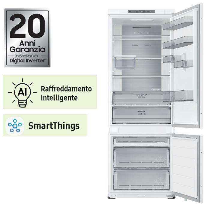 FRIGORIFERO COMBINATO TOTAL NO FROST CLASSE E 389L WIFI