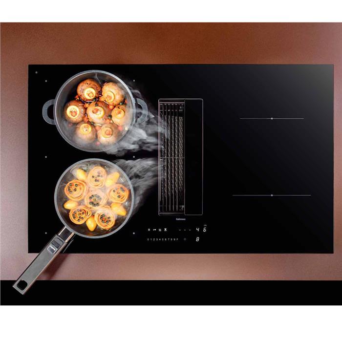 ZERO EASY WORKTOP FILTRANTE 84cm 600 m³/h A+ NERO MATT