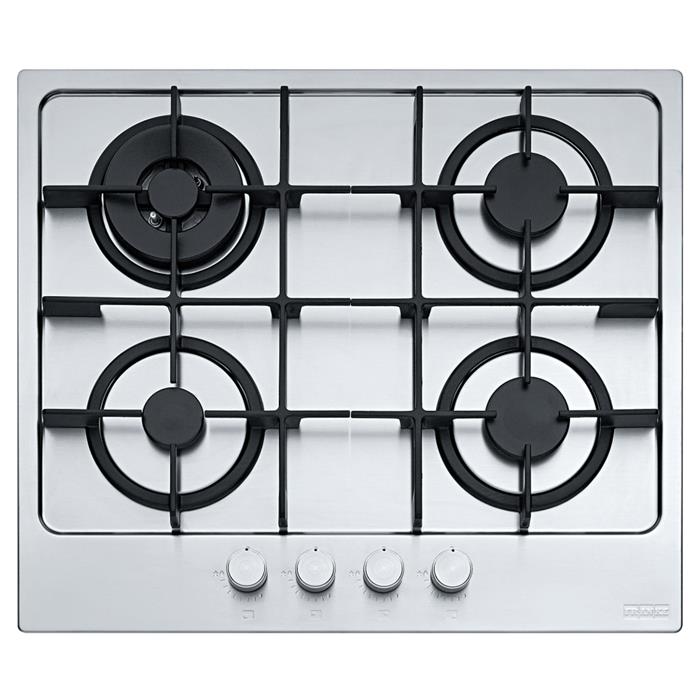 FHMA 604 3G DC XS C PIANO COTTURA A GAS 60cm 4 FUOCHI INOX SATINATO