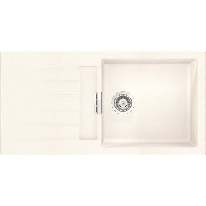 LAVELLO SIGNUS 1 Vasca + Ala 100X50 BIANCO PURO 99