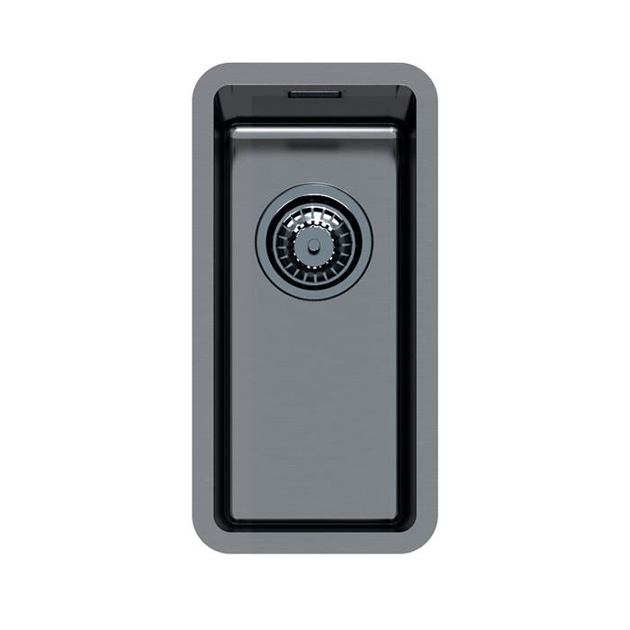 LAVELLO 1 VASCA 22X44 GUN METAL ST