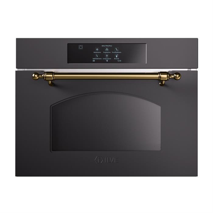 ABBATTITORE 40L 11 FUNZIONI GRAFITE MAT FINITURA OTTONE 